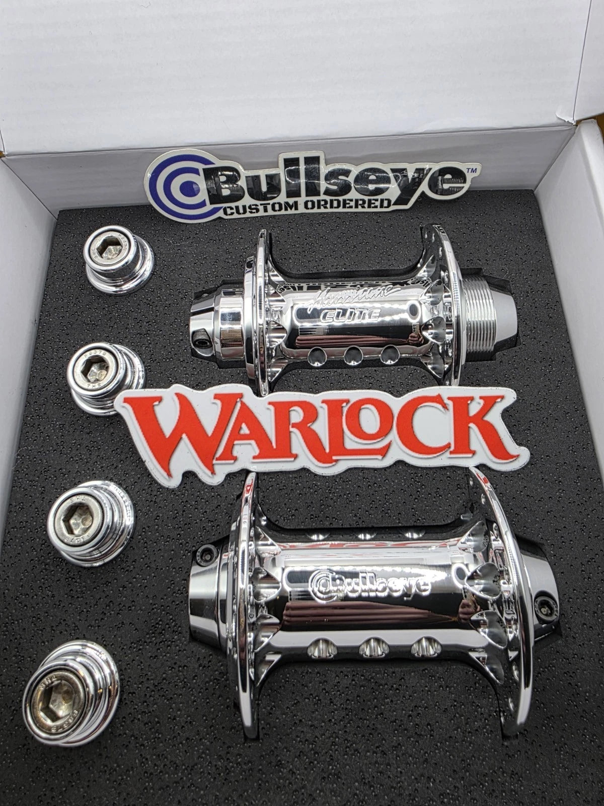 BULLSEYE 🎯 WARLOCK Hubs Limited Edition Hyper/Show POLISH BMX HUTCH SE HARO