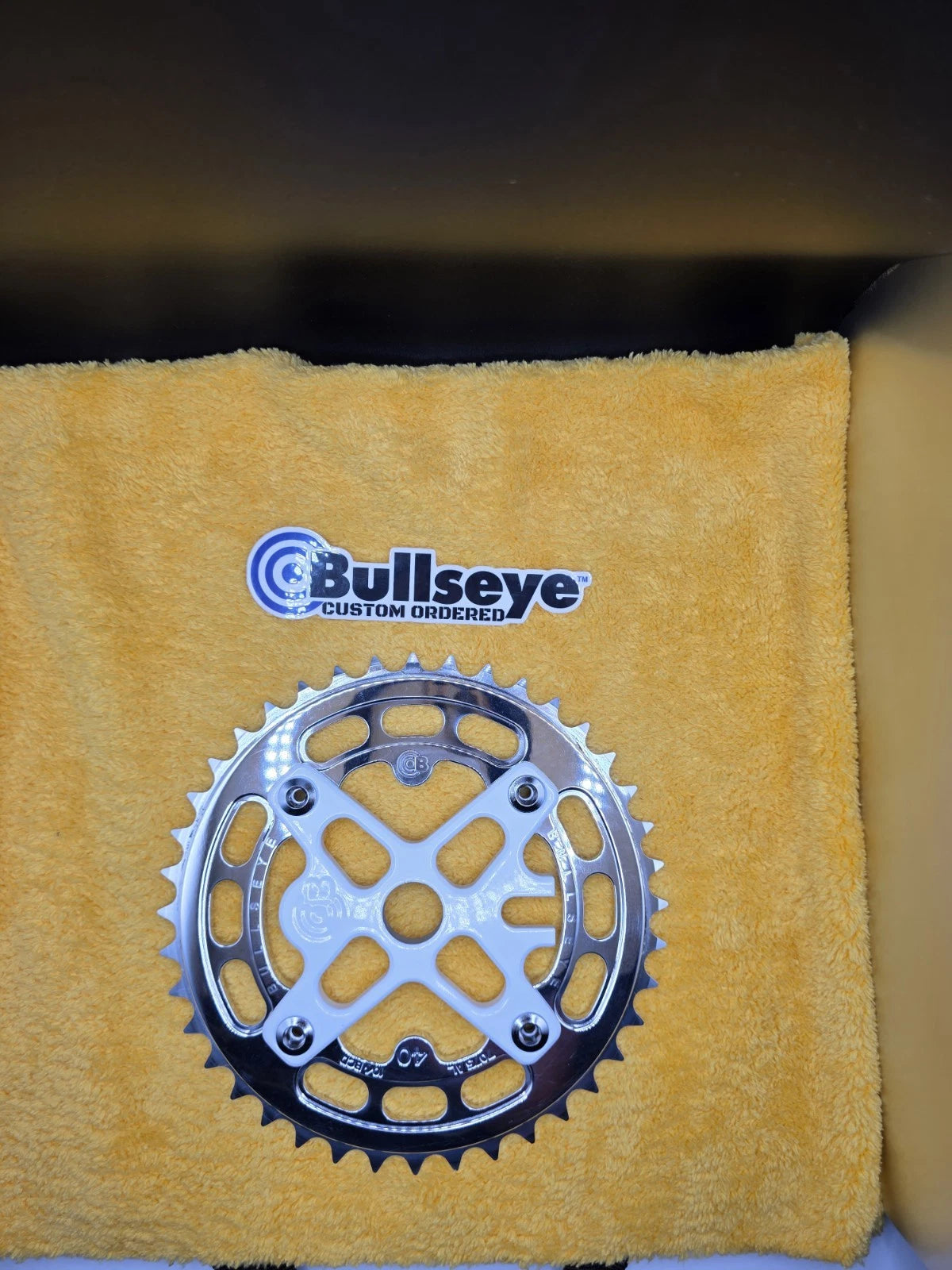 BULLSEYE 🎯 Custom Sprocket Brand NEW With Upgraded Bolts. Rare Bmx Se Bike Haro
