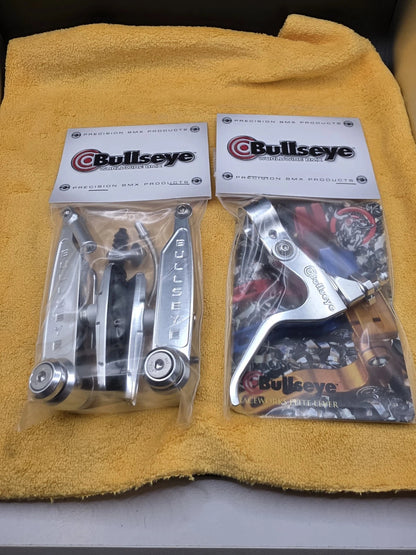 BULLSEYE 🎯 Brand New‼️Hyper/Show POLISHED Brake Set Bmx Se Bikes GT hutch Dyno