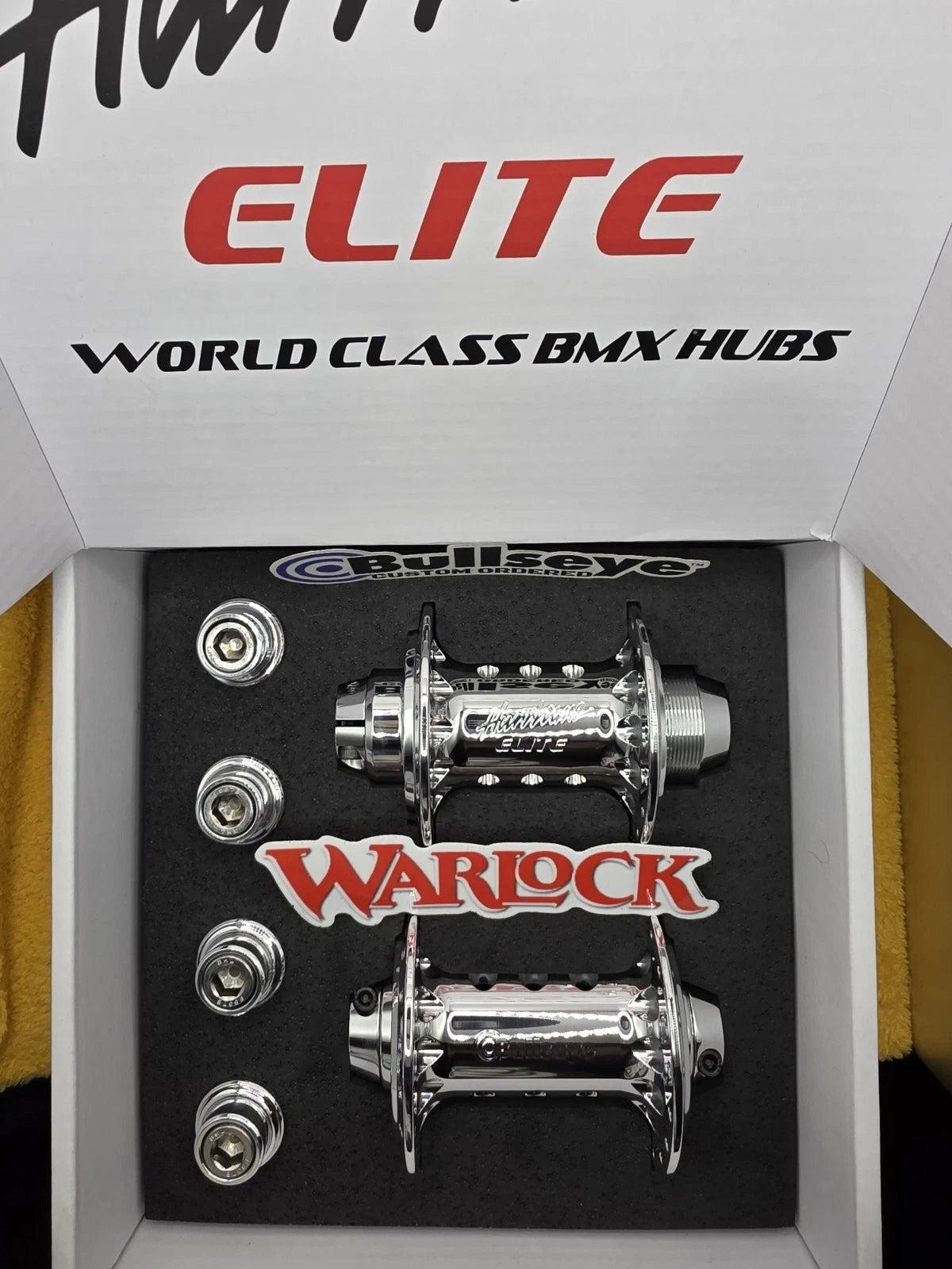 BULLSEYE 🎯 WARLOCK Hubs Limited Edition Hyper/Show POLISH BMX HUTCH SE HARO