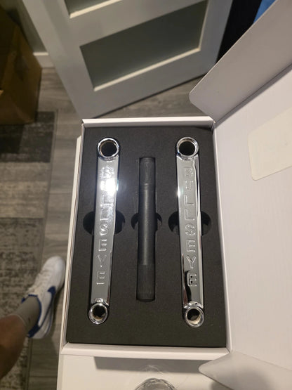 BULLSEYE🎯 Chrome Cranks,Sold OUT Everywhere‼️SE bikes Dyno BMX GT HARO CW HUTCH