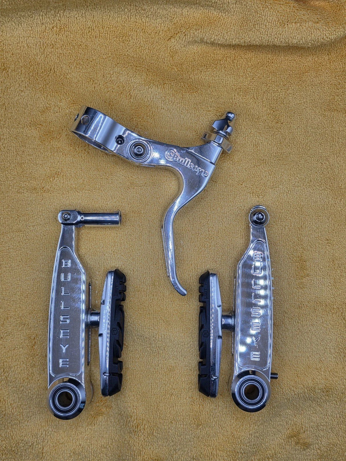 BULLSEYE 🎯 Brand New‼️Hyper/Show POLISHED Brake Set Bmx Se Bikes GT hutch Dyno