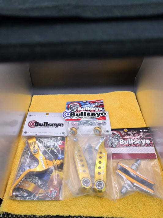 BULLSEYE 🎯 Brand NEW Complete Brake Set Handle, Pads, Brakes & Hop UP Kit BMX