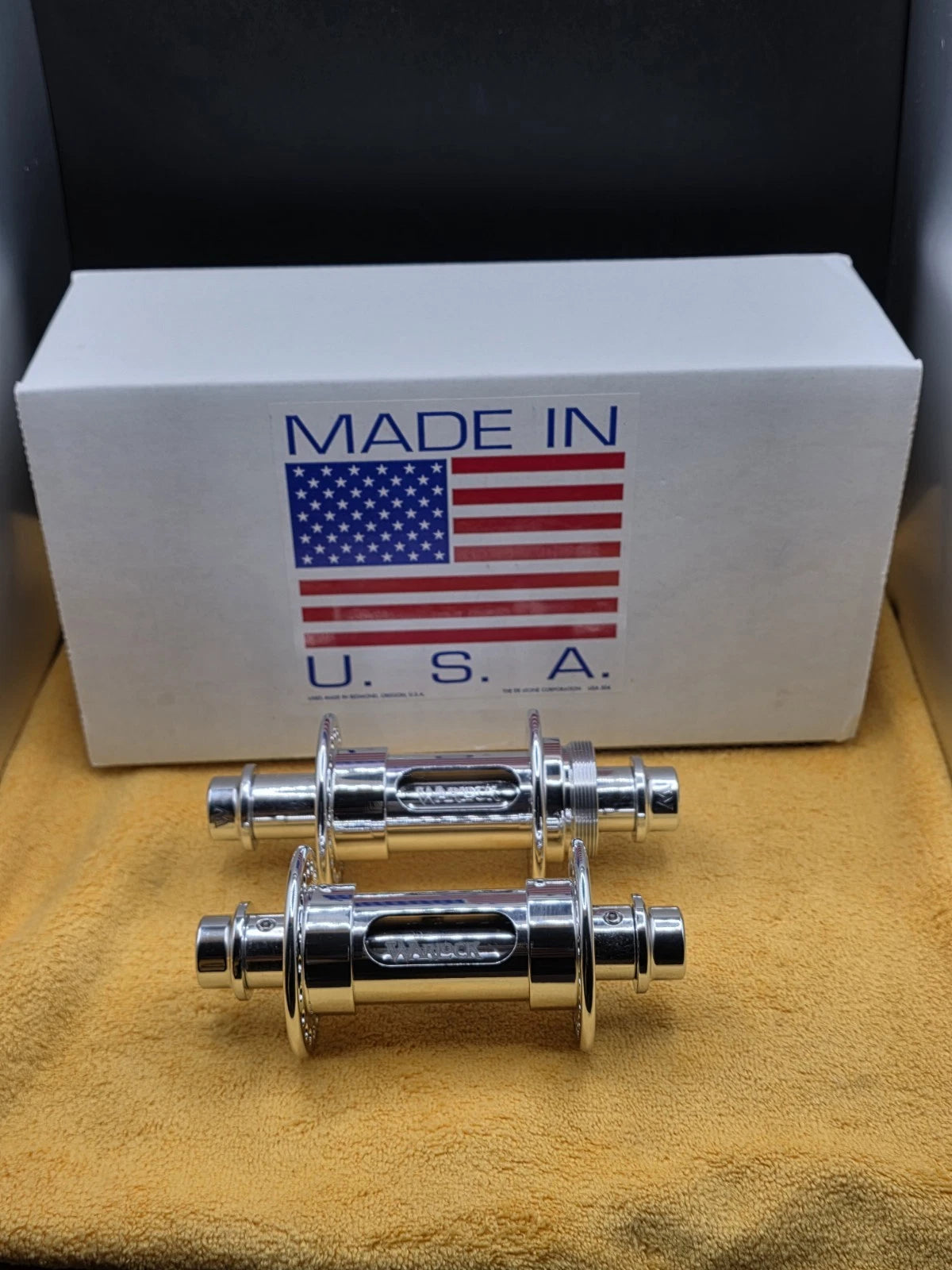 BULLSEYE 🎯/WARLOCK RARE Show Polished Slotted Hubs Only 3 Made BMX GT HARO SE