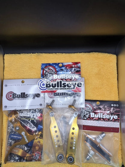 BULLSEYE 🎯 Brand NEW Complete Brake Set Handle, Pads, Brakes & Hop UP Kit BMX