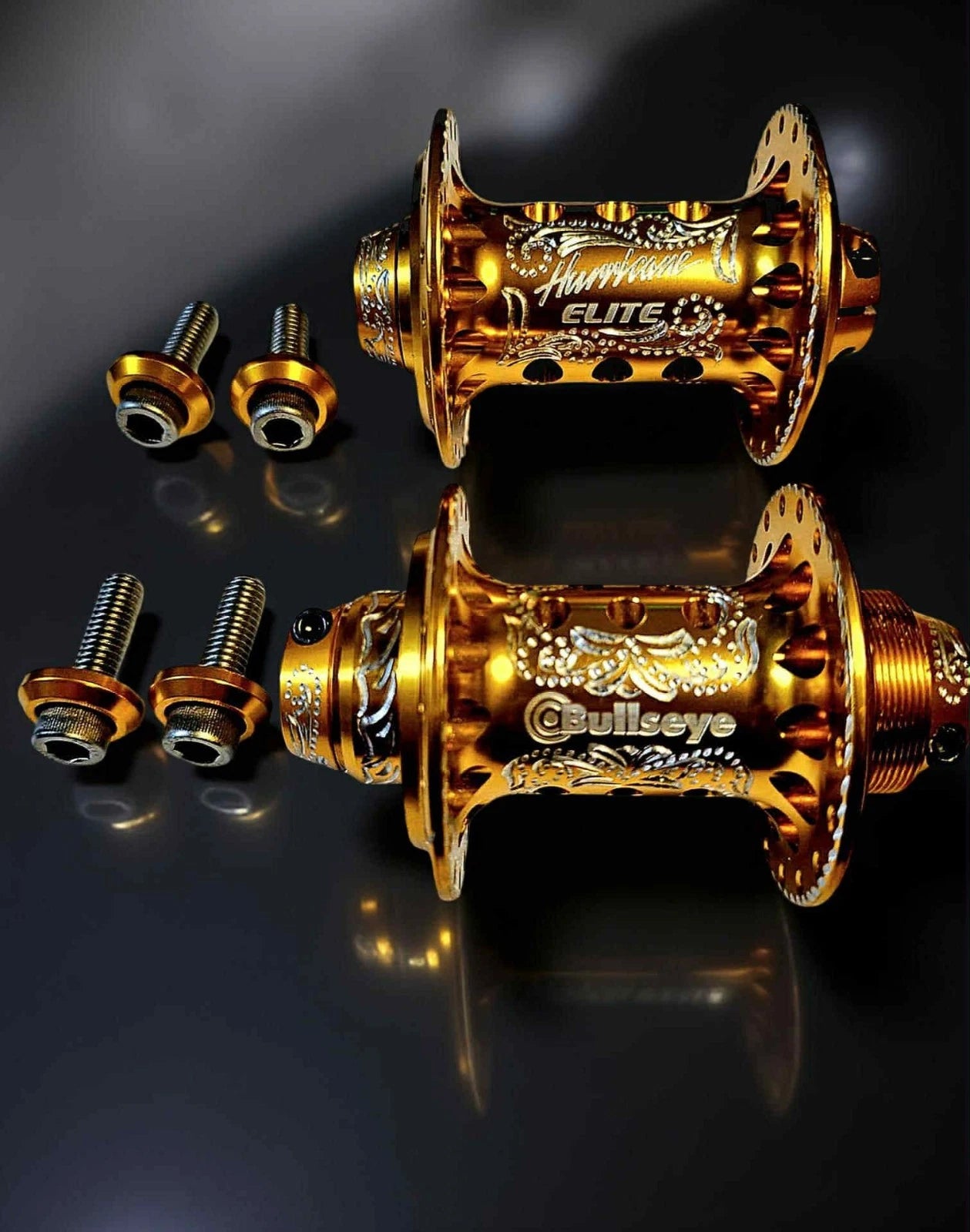 BULLSEYE 🎯/ WORLDWIDE COLLAB Hurricane Hubs Top Of The Line RARE‼️GT HUTCH BMX