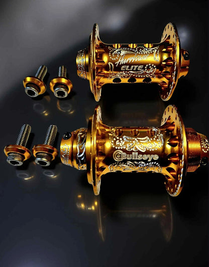 BULLSEYE 🎯/ WORLDWIDE COLLAB Hurricane Hubs Top Of The Line RARE‼️GT HUTCH BMX