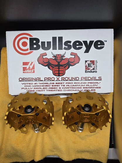 BULLSEYE 🎯 Limited Edition Gold Pedals Bmx SE bikes Viscount Dyno Haro GT