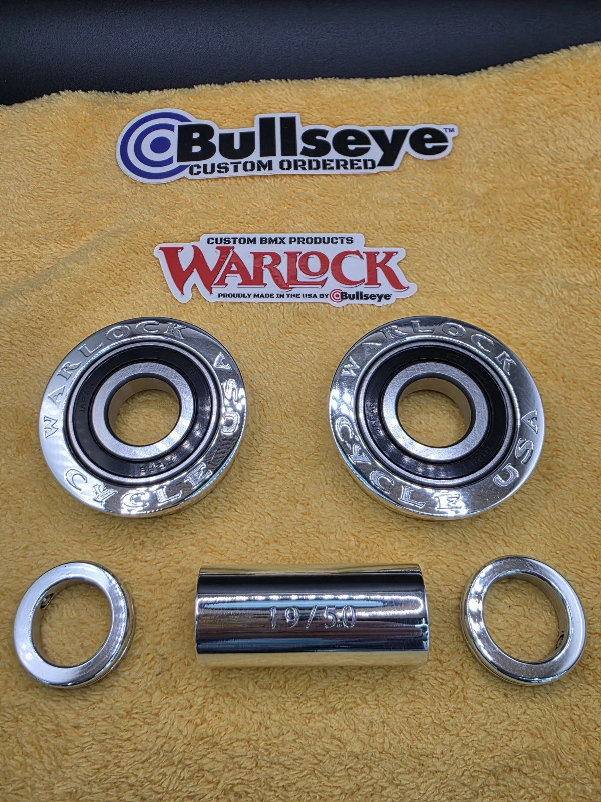 BULLSEYE/WARLOCK Limited Edition Bottom Bracket BMX GT SE BIKES PROFILE HUTCH